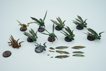 Warhammer 40k Tyranids Hormagaunts zestaw 10 figurek plastik konwersje