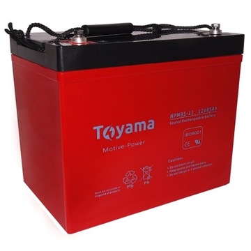 Akumulator AGM TOYAMA NPM85-12V 85Ah Deep Cycle Głębokie Rozładowanie
