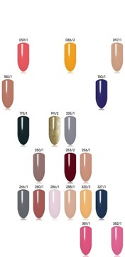 Zestaw do hybrydy z lampą lakier baza 8x La'kier