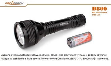 Latarka Orca Torch D800