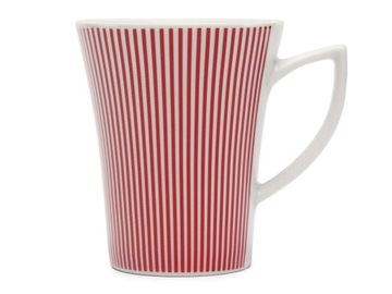 ĆMIELÓW HAPPA KUBEK 300 ML PASKI RED