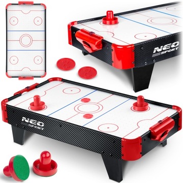 CYMBERGAJ STÓŁ do GRY AIR HOCKEY POWIETRZNY HOKEJ DLA DZIECI GRA NEO-SPORT