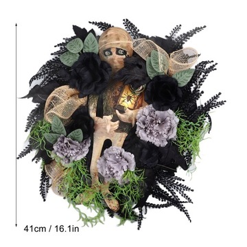 ХЭЛЛОУИН ВЕНОК ШЛЯПА ВЕДЬМЫ НОГА