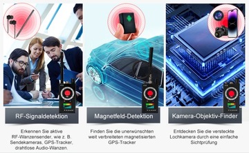 ДЕТЕКТОР ПРОВОДКИ И СКРЫТЫХ GSM GPS КАМЕР