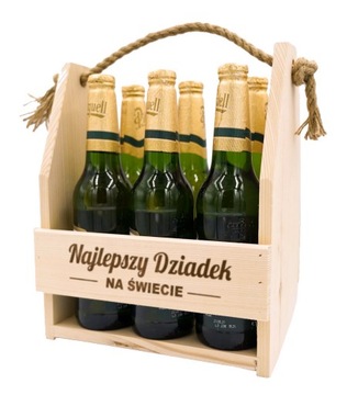 PREZENT NOSIDŁO NA PIWO KWIATY DZIEŃ BABCI DZIADKA