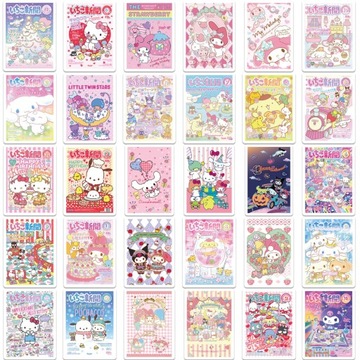 100 шт. наклейки для карт Sanrio Kuromi
