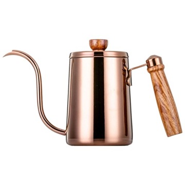 Czajnik do kawy ze stali nierdzewnej o pojemności 600 ml, zapobiegający