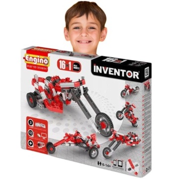 Kreativní sada pro děti Inventor 16 Motorek