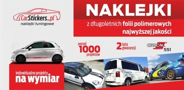 Fiat 500, тюнинговые наклейки Abarth