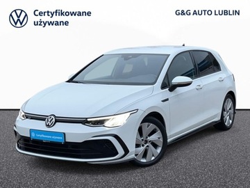 Volkswagen Golf VII Hatchback 5d Facelifting 1.5 TSI ACT 150KM 2020 Volkswagen Golf VW Golf VIII 1.5 eTSI R-Line DSG Kamera ACC LED Ambient