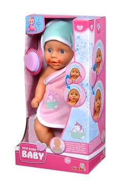 SIMBA NEW BABY BORN LALKA BRUDNY BOBAS 30 CM