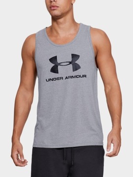 KOSZULKA MĘSKA UNDER ARMOUR BEZRĘKAWNIK SPORTOWY WIOSENNY BAWEŁNA 1329589