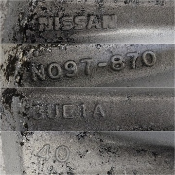 4× DISK HLINÍK NISSAN OE X-TRAIL T31 T32 III QASHQAI II J11 TOWNSTAR 7.0" X 18" 5X114.3 ET 40