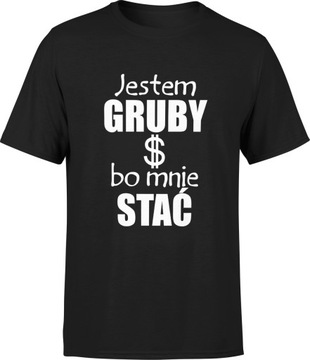 KOSZULKA MĘSKA Z NADRUKIEM NAPISAMI ŚMIESZNA ROZ S T-SHIRT MĘSKI TSHIRT