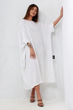 Lniana sukienka No Line w pasy Miss City Official