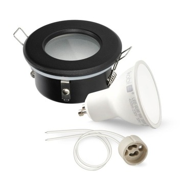 Zestaw oprawa halogenowa hermetyczna LUMO11 + LED GU10 5W barwa zimnobiała