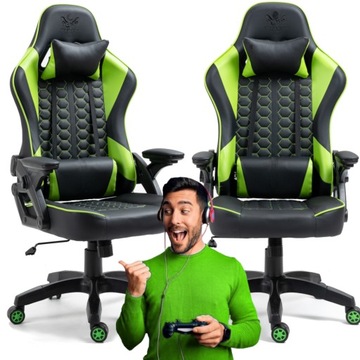 FOTEL BIUROWY CZARNY ERGONOMICZNY GABINET BIURO