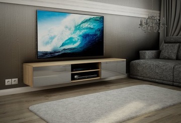 RTV szafka Nowoczesna pod TV Połysk duża 200cm