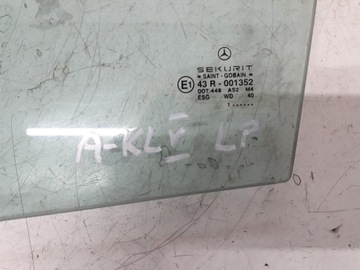 MERCEDES A TŘÍDA W168 SKLO (OKNO) DVEŘE LEVÝ PŘEDNÍ