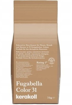 KERAKOLL FUGABELLA KOLOR COLOR 31 FUGA HYBRYDOWA CEMENTOWO-ŻYWICZNA 3KG