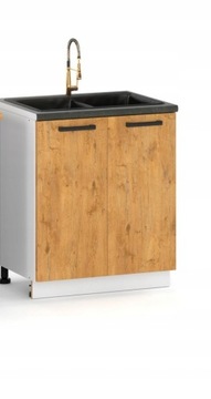 SZAFKA KUCHENNA STOJĄCA POD ZLEW 80cm DĄB WOTAN