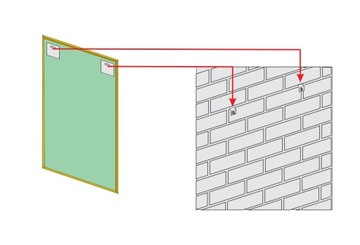 Lustro MCJ ścienne 60x80 Rama aluminium