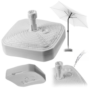 PODSTAWA PARASOLA STOJAK POD PARASOL OGRODOWY KWADRATOWY 39cm OBCIĄŻNIK