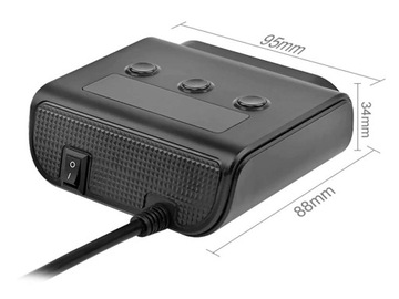 Дистрибьютор 3X розетка LIGER 12-24V 4X USB