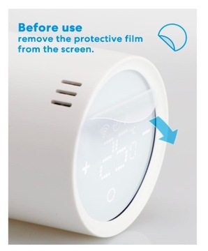 УМНАЯ ТЕРМОСТАТИЧЕСКАЯ ГОЛОВКА MEROSS ДЛЯ WIFI HOMEKIT M30X1.5 ЖК-НАГРЕВАТЕЛЯ