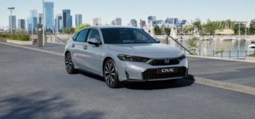 Honda Civic XII 2025 Honda Civic e-HEV Elegance 2025 - Nowy model - Facelift 2.0 Hybryda 143KM