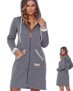 SZLAFROK Bluza Doctor Nap 4508 XXL / 44 Szary