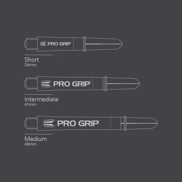 Shafty Target Pro Grip Spin Obrotowe Medium Black Czarne