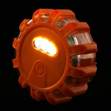 LAMPA OSTRZEGAWCZA BŁYSKOWA LED FLARA KOGUT DYSK