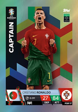 UEFA EURO 2024 Captain POR 17 Cristiano Ronaldo (Portugalia)