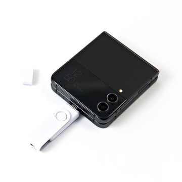 Флешка подарочная 16 ГБ 2.0 USB-C TYPE C БЕЛАЯ БЕЗ ГРАВИРОВКИ