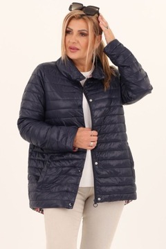 КУРТКА ПЕРЕХОДНАЯ ТОНКАЯ, БОЛЬШИХ РАЗМЕРОВ, СТЕГАНАЯ, ЛЕГКАЯ, С ВОРОТНИКОМ-СТОЙКОЙ, ЛЕГКАЯ