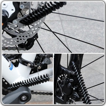 НАБОР ДЛЯ ОЧИСТКИ ВЕЛОСИПЕДНОЙ ЦЕПИ + МАШИНА ДЛЯ СМАЗКИ 10 ЭЛЕМЕНТОВ.