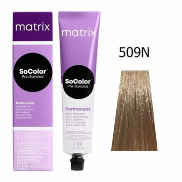 MATRIX SOCOLOR PRE-BONDED PERMANEN EXTRA COVERAGE FARBA DO WŁOSÓW 509N 90ML