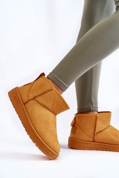 OCIEPLANE ŚNIEGOWCE BIG STAR KK274289 BRĄZOWE 38