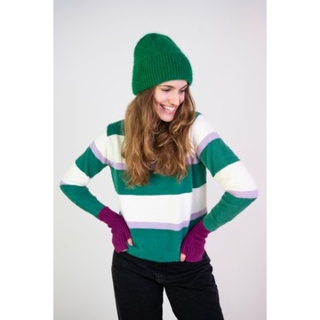 Женская молодежная шапка-бини, зимняя теплая повседневная шапка из ангоры