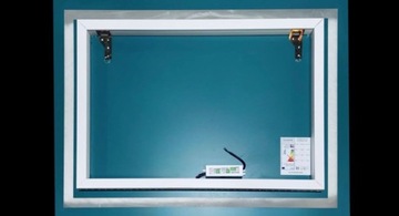 СВЕТОДИОДНОЕ ЗЕРКАЛО ДЛЯ ВАННОЙ 60x80 СЕНСОРНЫЙ ВЫКЛЮЧАТЕЛЬ