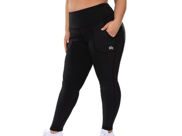 ЖЕНСКИЕ СПОРТИВНЫЕ ЛЕГИНГИ ДЛЯ ФИТНЕСА ПЛЮС РАЗМЕРА