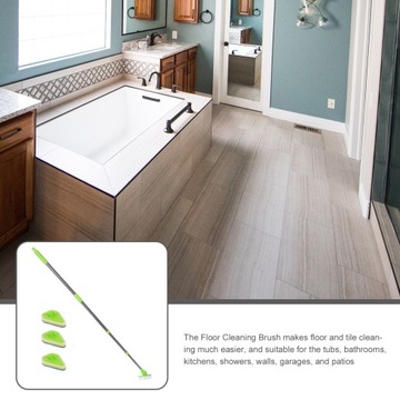 Щетка для мытья плитки для чистки террас.