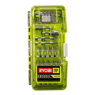 Wkrętak Ryobi ERGO-A2 + Zestaw do wkręcania 55szt. Ryobi RAK55DK