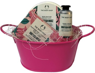 THE BODY SHOP Zestaw kosmetyków British Rose Brytyjska Róża Walentynki