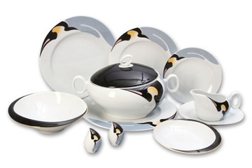Богемия Тун - Пингвин - обеденный сервиз на 6 персон