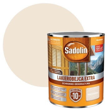 SADOLIN EXTRA 0,75L LAKIEROBEJCA BIAŁY KREMOWY