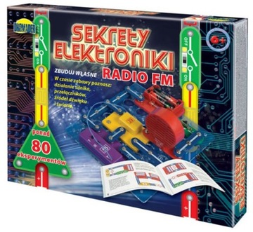 9568 SEKRETY ELEKTRONIKI 80 Eksperymentów RADIO FM DROMADER