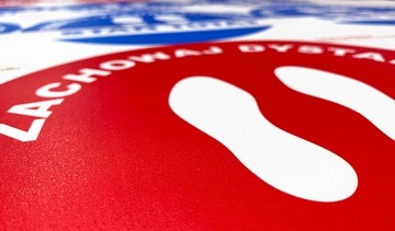 НАПОЛЬНАЯ НАКЛЕЙКА 30см СОХРАНЯЙТЕ СВОЕ ПРОСТРАНСТВО