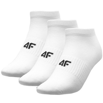39-42 Dámske ponožky 4F F197 3P biele 4FAW23USOCF197 10S 39-42